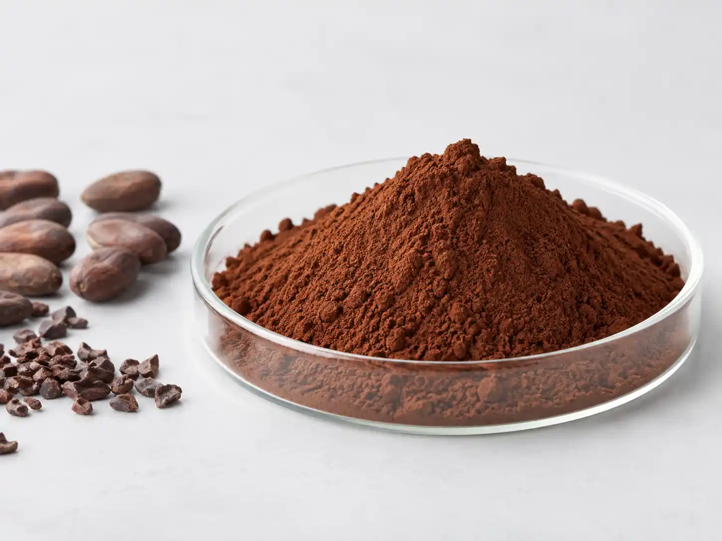 Organic cocoa powder format