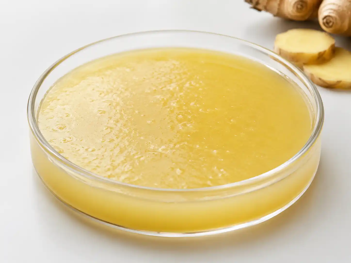 Unpasteurized frozen ginger juice packaging