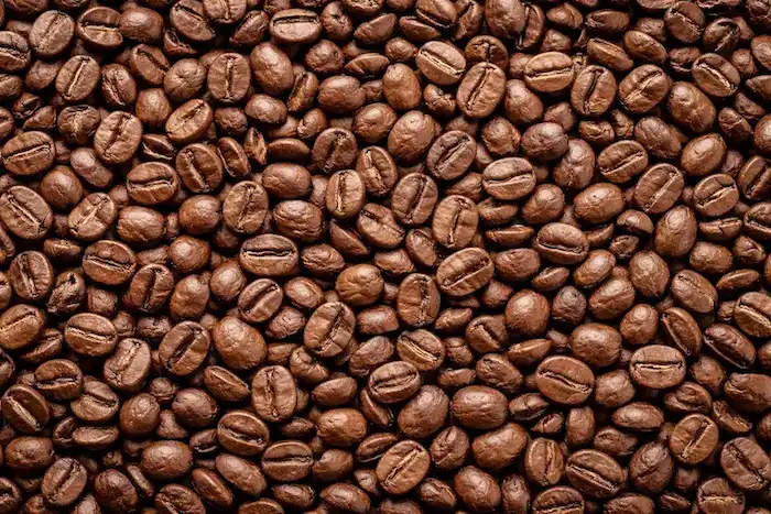 Organic green coffee beans