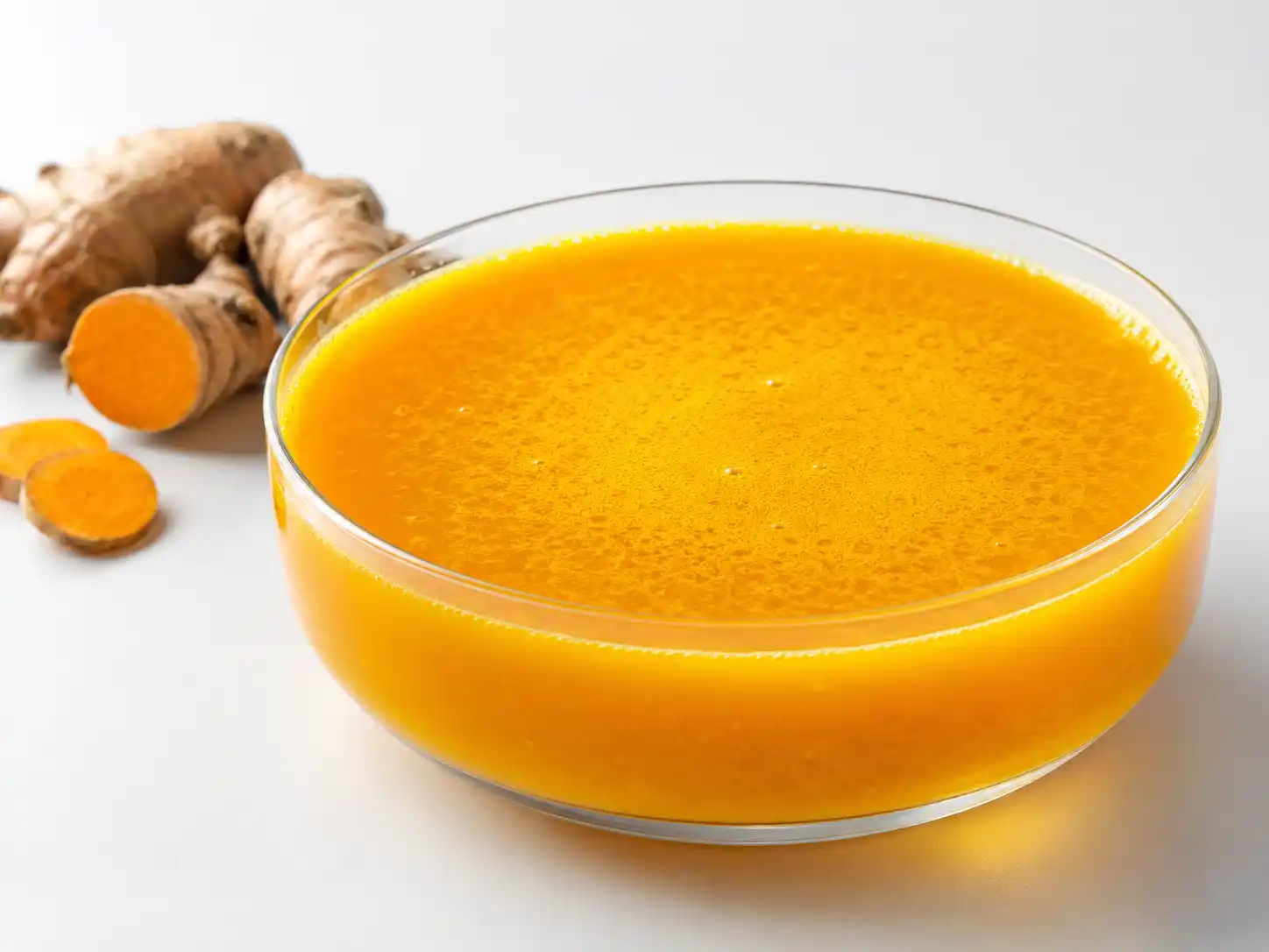 Unpasteurized frozen turmeric juice packaging
