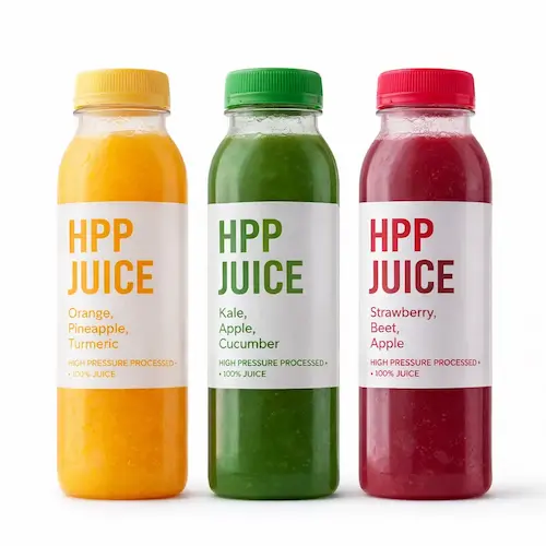 HPP juice private label format